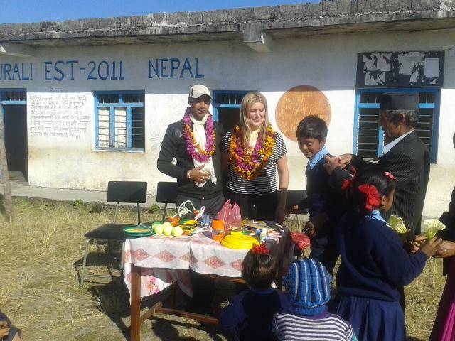 Charity at the Kaskikot school