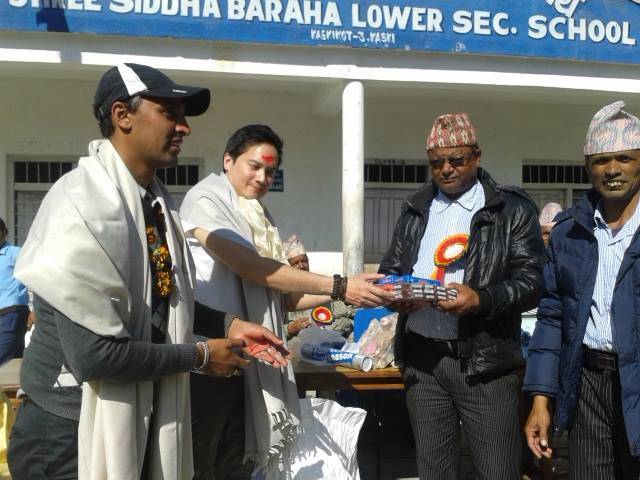 Charity at the Kaskikot school