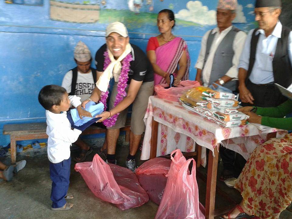 Charity at the Kaskikot school