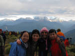 At the top of Poon Hill